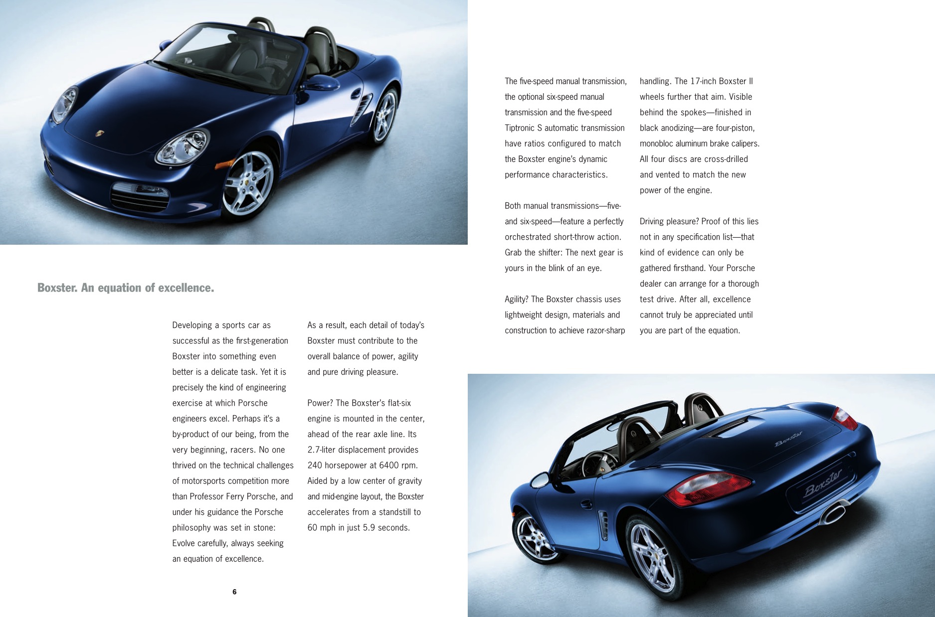 2006 Porsche Boxster Brochure Page 27
